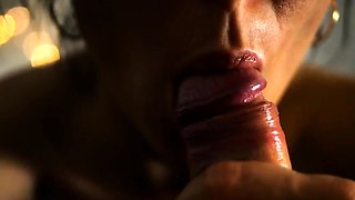 SLOW AND SENSUAL - HAND AND TONGUE BLOWJOB TEASE