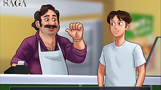 Summertime Saga: Cuckold Husband Watching His Wife's Impregnation By Other Guy - Ep6