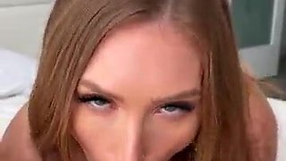 Steamy Platinum-blonde Skylar Snow Sets Sail And Rails A Ginormous Dinky