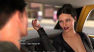 Hot American Wife Evelyn Cheats on Husband with Stranger - Passionate Kissing Scene in Front of Austin
