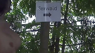 Lena Desire Tied to the Sperm Tree in the Sex Forest