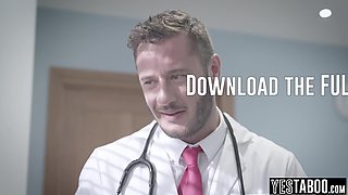Desperate ebony MILF fucks doc for cash