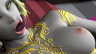 Missionary Sex with a Gold Demon Girl