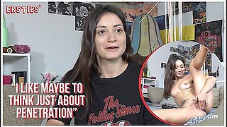 Sexy Brunette Babe Plays With Herself Before Using The Magic Wand