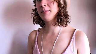 Stacked brunette goes solo toys and masturbation