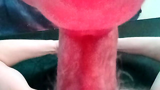 Stepdaughter deepthroats and gets facial