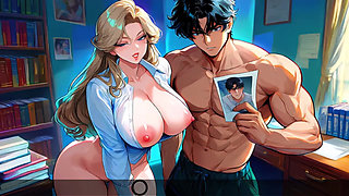 Hot MILF Gets Fucked by Obsessed Student in Library - Uncensored Ai Hentai - Cock Hero