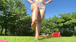 Feet Outdoors