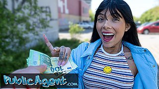 Public Agent featuring Athenea Rose's sex with strangers xxx