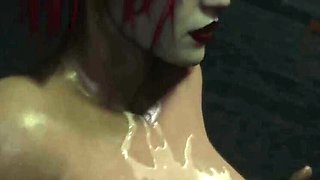 This slut can't get enough cum - steamy animated adventure