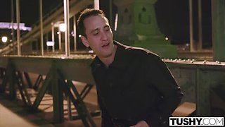 Blonde Isabelle Deltore gets anal fucked by stranger after tourism fun