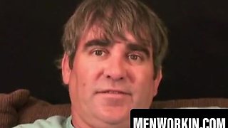 Tough fellow gets bare and milks to ejaculation