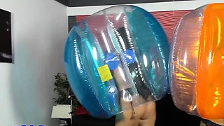Bubble boobs fun with DaCada and Ashley Cumstar