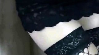 Foot fetish and stockings porn