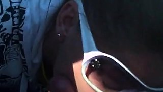 Blowjob in a Car with a Mouthful Ending