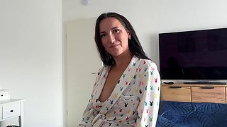 Cheating Hentai POV: Eva Keks Big Tits MILF Rides Best Friend Secretly
