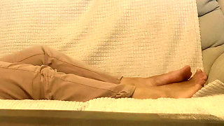 Stare at Her Gorgeous Feet and Jerk off