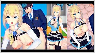 [hentai Game Koikatsu! ]have Sex With Big Tits Vtuber Mirai Akari.3dcg Erotic Anime Video