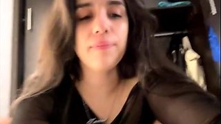 Curvy Hispanic beauty radiates intense passionate desire during sensual moments
