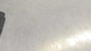 My Towel Falls in Front of the Entire Latina Preacher! - Porn in Spanish