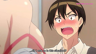 Adam Gets Trapped Naked With College Girl's Fat Ass Begging to Be Fucked - HENTAI Uncensored (ENG Subtitles)