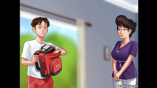 Summertime saga I fucked my girlfriend's stepmom as my girlfriend loves me when I fuck her stepmom