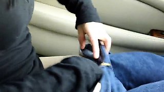 Car Fun in Sexy Lingerie