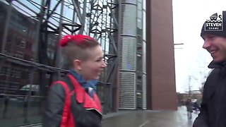 Jason Steel and Buddy Pound Skinny Redhead Fash Sunny Sin