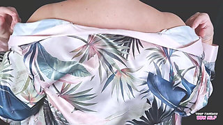 Old Lady Panties - Watch Me Put My Big Panties on Over My Mature Hairy Pussy