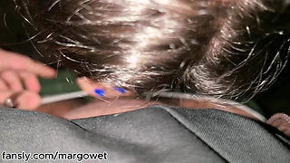 Park Blowjob & Deepthroat with Cum in Mouth - She Washed My Dick First
