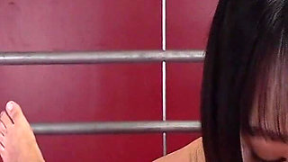 Mischievous Smile Teases Nipples with Nails and Mouth Builds Eye Contact Through 69 Style Play Into Faceshot Finish