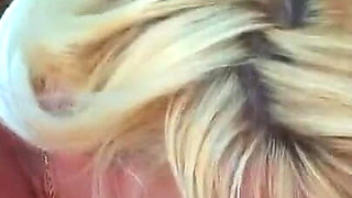 Busty blonde MILF facialized and fucked outdoor