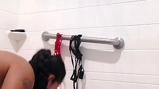 Barbiie Getting in the Shower
