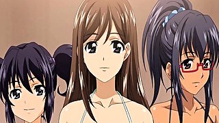 Attractive hentai girls sharing their desire for hard cock