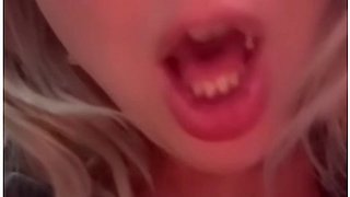 Welsh Slag Goes Around Cardiff Night Clubs Toliets Masturbating With Different Men On Snapchat