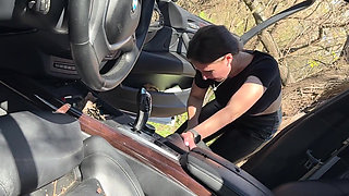 Outdoor Car Vacuum Leather Seats