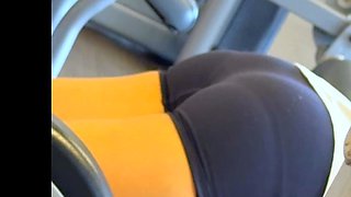 Daebone tight gym girl in black