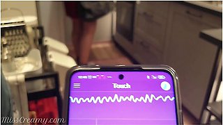 Public Remote Vibrator In The Mall I Control The Teachers Pussy With A Lovense Lush 4k - Msscreamy