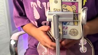Curly Blonde Teen Records Solo Dildo Masturbation More at