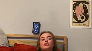 Scottish tattooed goth fingers buried deep, soaking and desperate for more