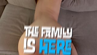 Step sisters part trio - dirty sluts gal and aubree reunite stepmommy and stepdaddy with a muddy group sex