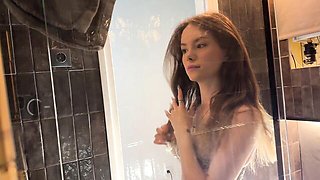 Mini skirt action with sensual siren from No Panties TV