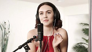 Bellesa Films featuring Freya Parker's small tits xxx